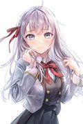 Манга обложка Моя соседка Аля иногда кокетничает со мной по-русски.